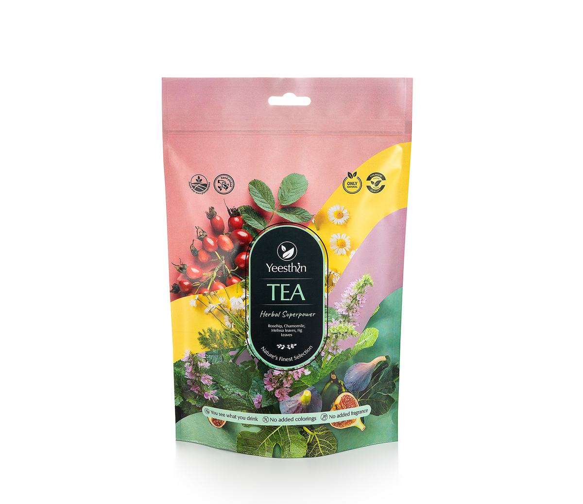 Tea Yeesthin Herbal Superpower – premium herbal tea pyramids 80 g